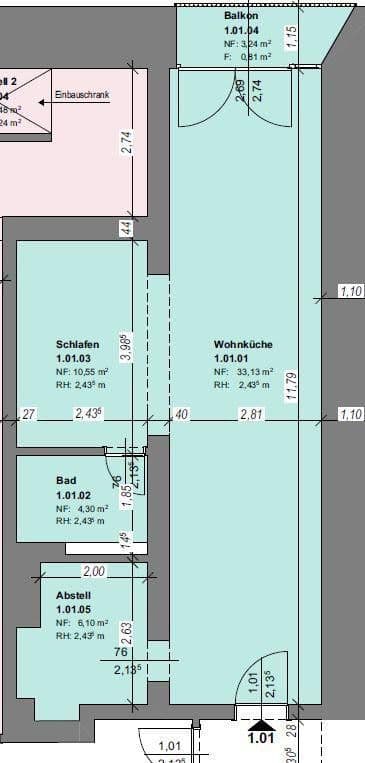 1 bedroom flat to rent, 57 m², Habichtstraße 37, Hamburg, Hamburg 1 bedroom flat to rent, 57 m², Habichtstraße 37, Hamburg, Hamburg
