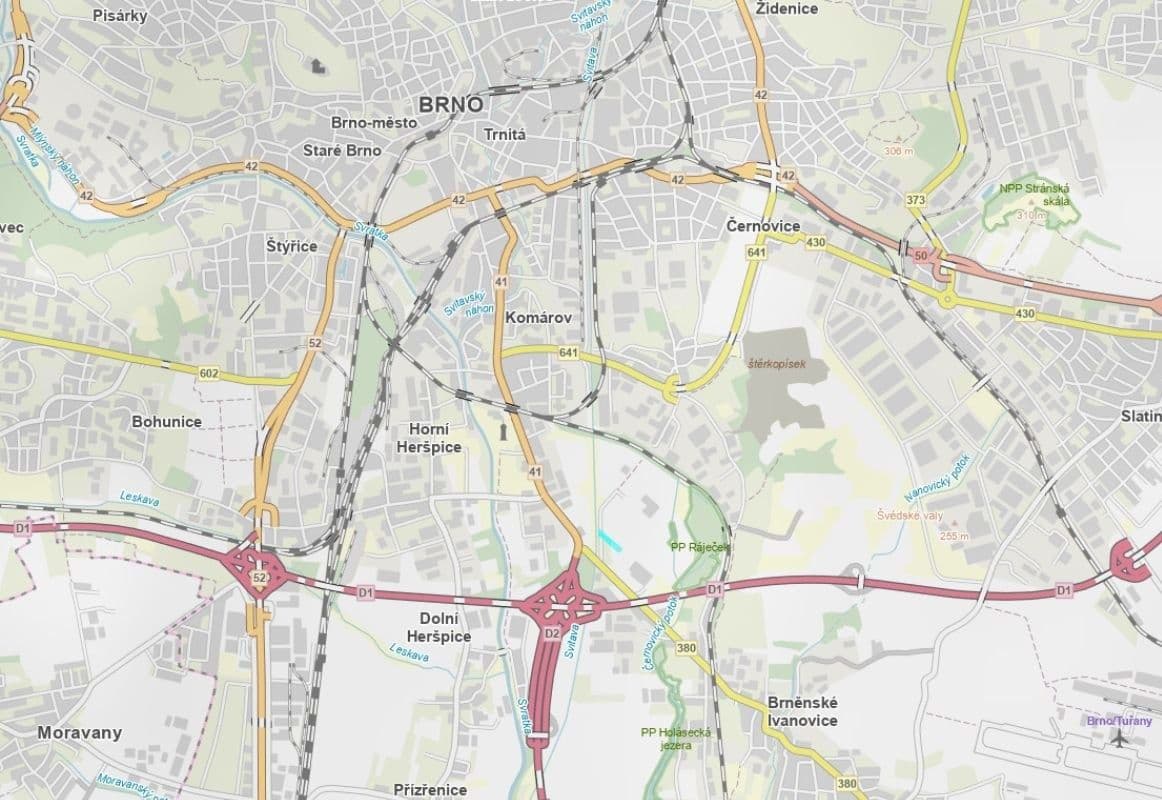plot for sale, 7,982 m², Brno, Jihomoravský Region plot for sale, 7,982 m², Brno, Jihomoravský Region