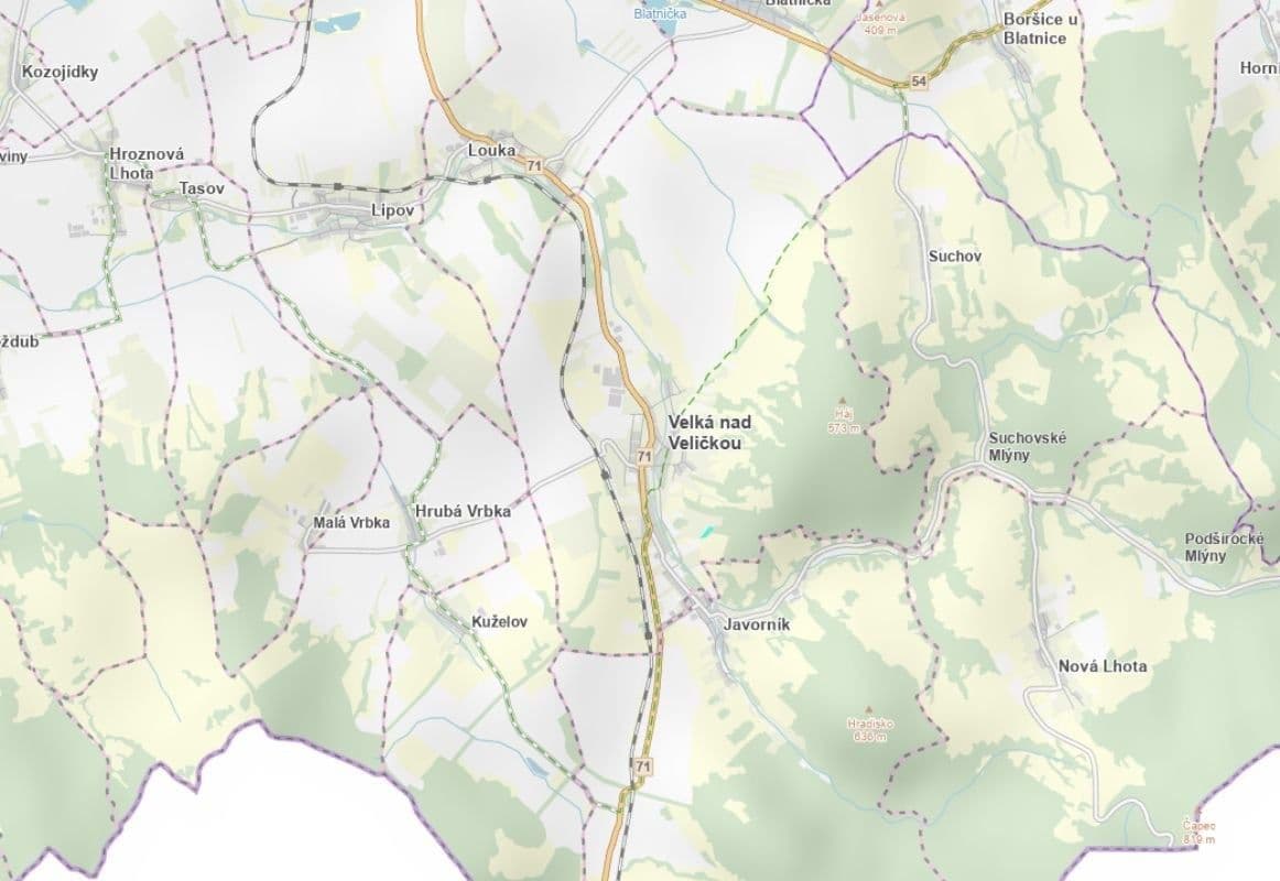 plot for sale, 4,067 m², Velká nad Veličkou, Jihomoravský Region plot for sale, 4,067 m², Velká nad Veličkou, Jihomoravský Region