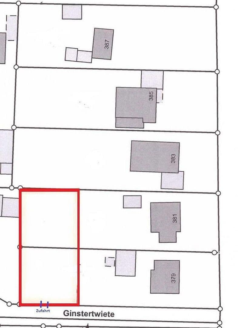 plot for sale, 666 m², Ginstertwiete, Quickborn, Schleswig-Holstein plot for sale, 666 m², Ginstertwiete, Quickborn, Schleswig-Holstein