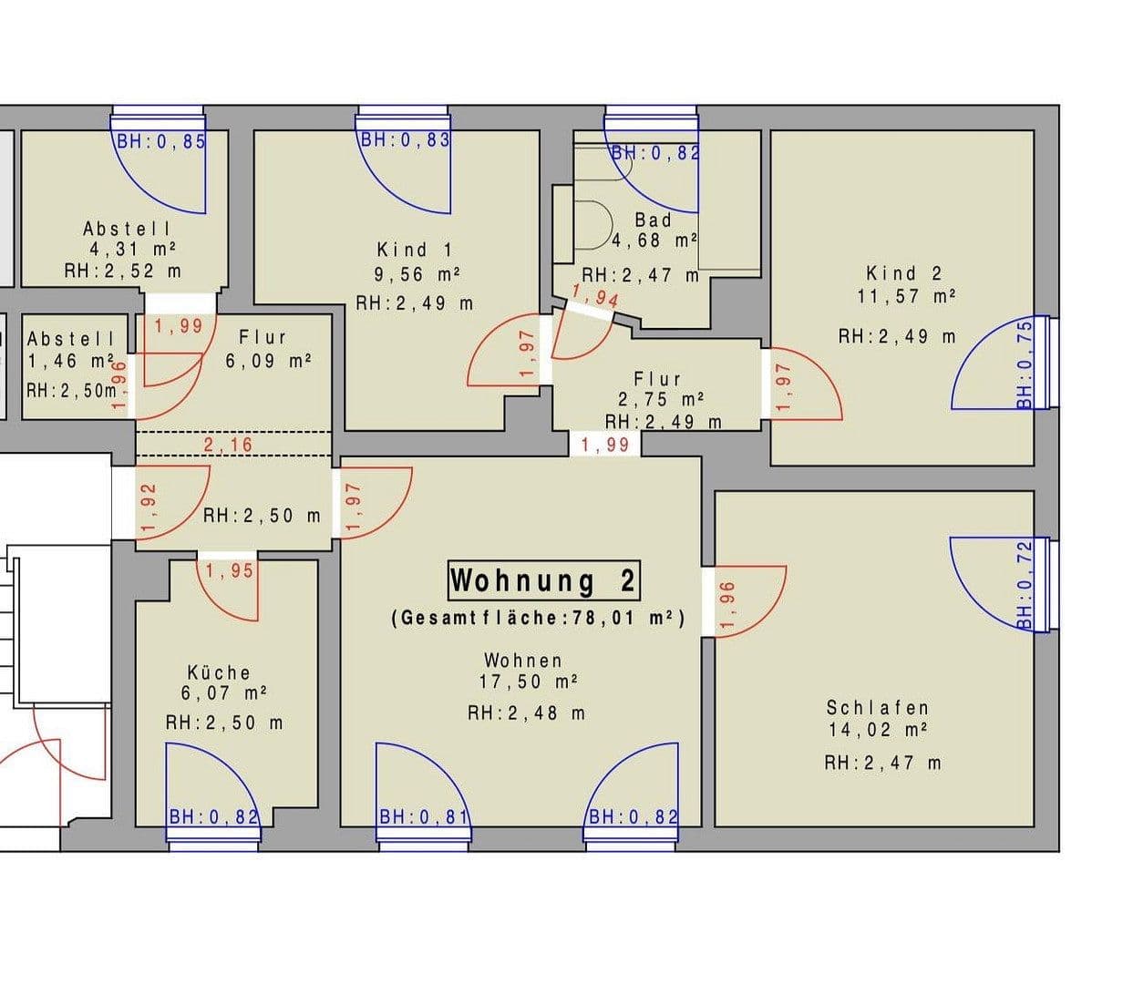 3 bedroom with open-plan kitchen flat to rent, 78 m², Neukieritzsch, Saxony 3 bedroom with open-plan kitchen flat to rent, 78 m², Neukieritzsch, Saxony