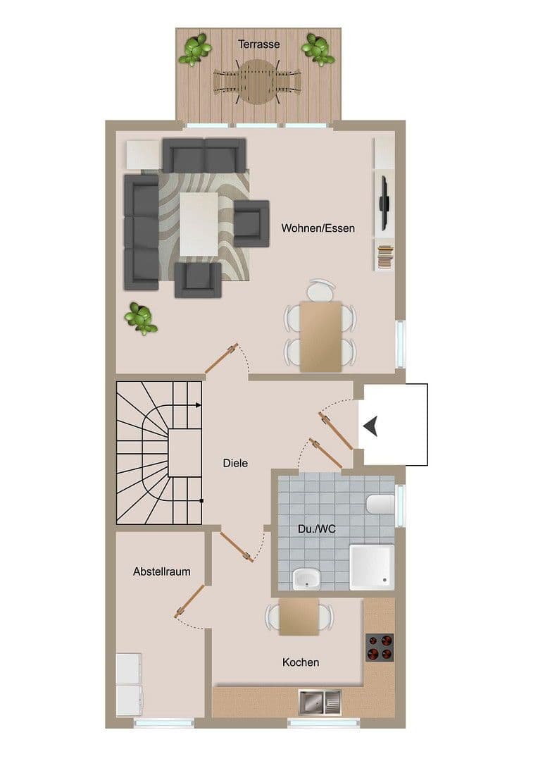 house to rent, 97 m², An der Landwehr 31, Bielefeld an der Landwehr, North Rhine-Westphalia house to rent, 97 m², An der Landwehr 31, Bielefeld an der Landwehr, North Rhine-Westphalia