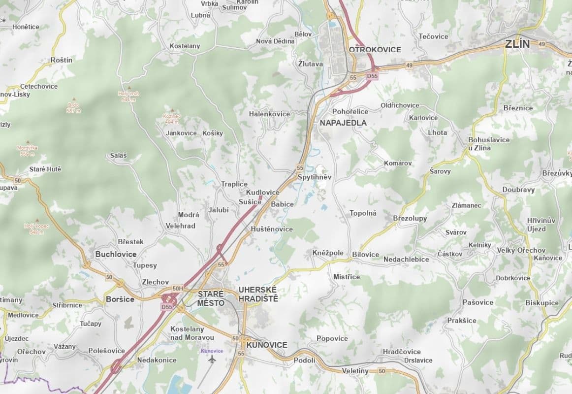 plot for sale, 2,015 m², Traplice, Zlínský Region plot for sale, 2,015 m², Traplice, Zlínský Region