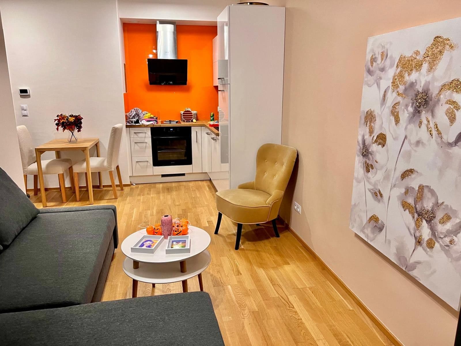 1 bedroom with open-plan kitchen flat to rent, 50 m², Argentinská, Prague, Prague 1 bedroom with open-plan kitchen flat to rent, 50 m², Argentinská, Prague, Prague