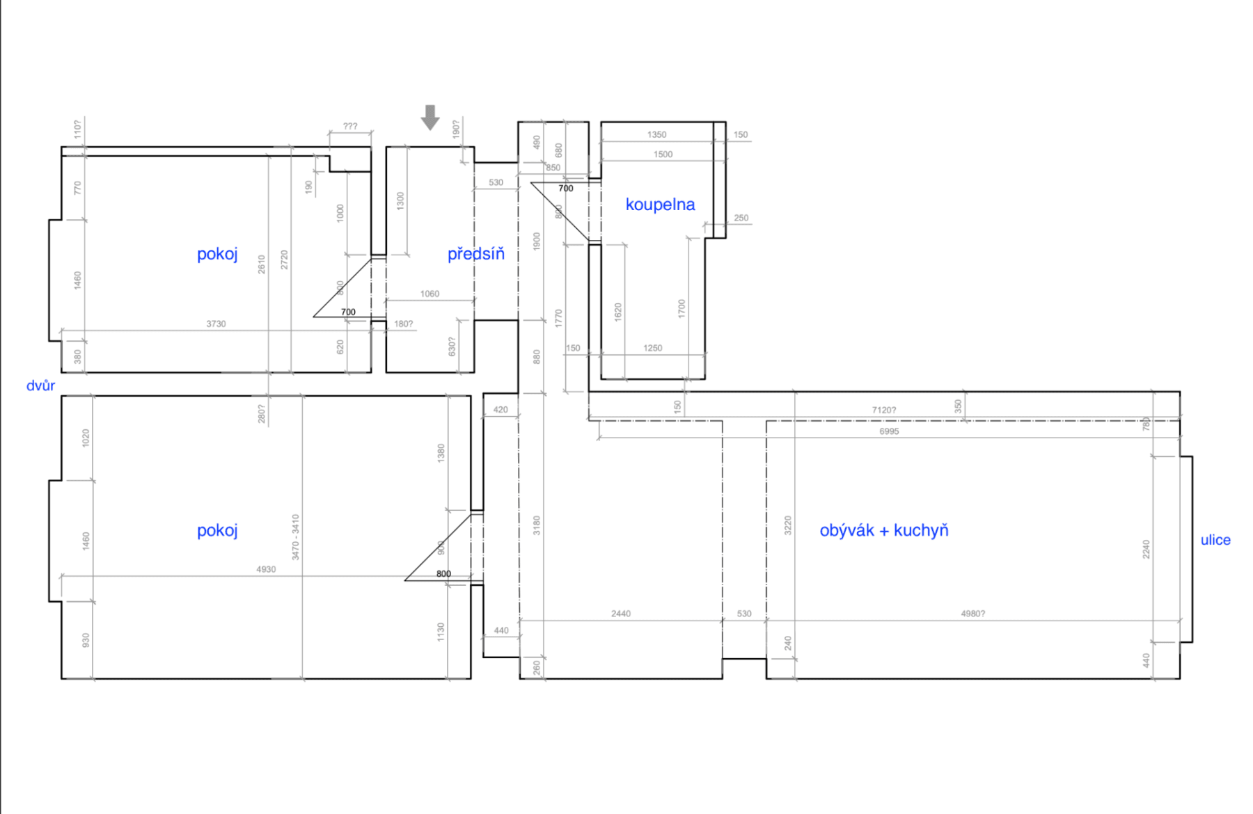 2 bedroom with open-plan kitchen flat to rent, 70 m², V Olšinách, Prague, Prague 2 bedroom with open-plan kitchen flat to rent, 70 m², V Olšinách, Prague, Prague