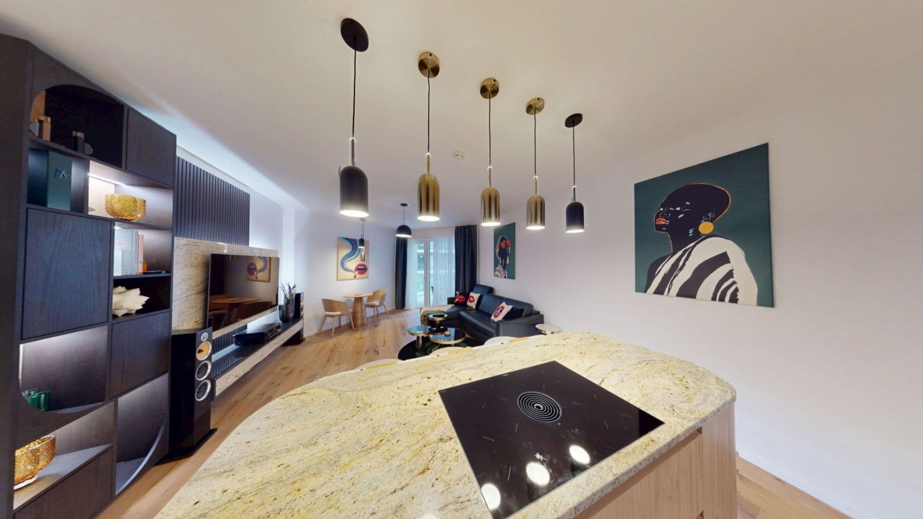 1 bedroom with open-plan kitchen flat to rent, 64 m², Ramonova, Prague, Prague 1 bedroom with open-plan kitchen flat to rent, 64 m², Ramonova, Prague, Prague