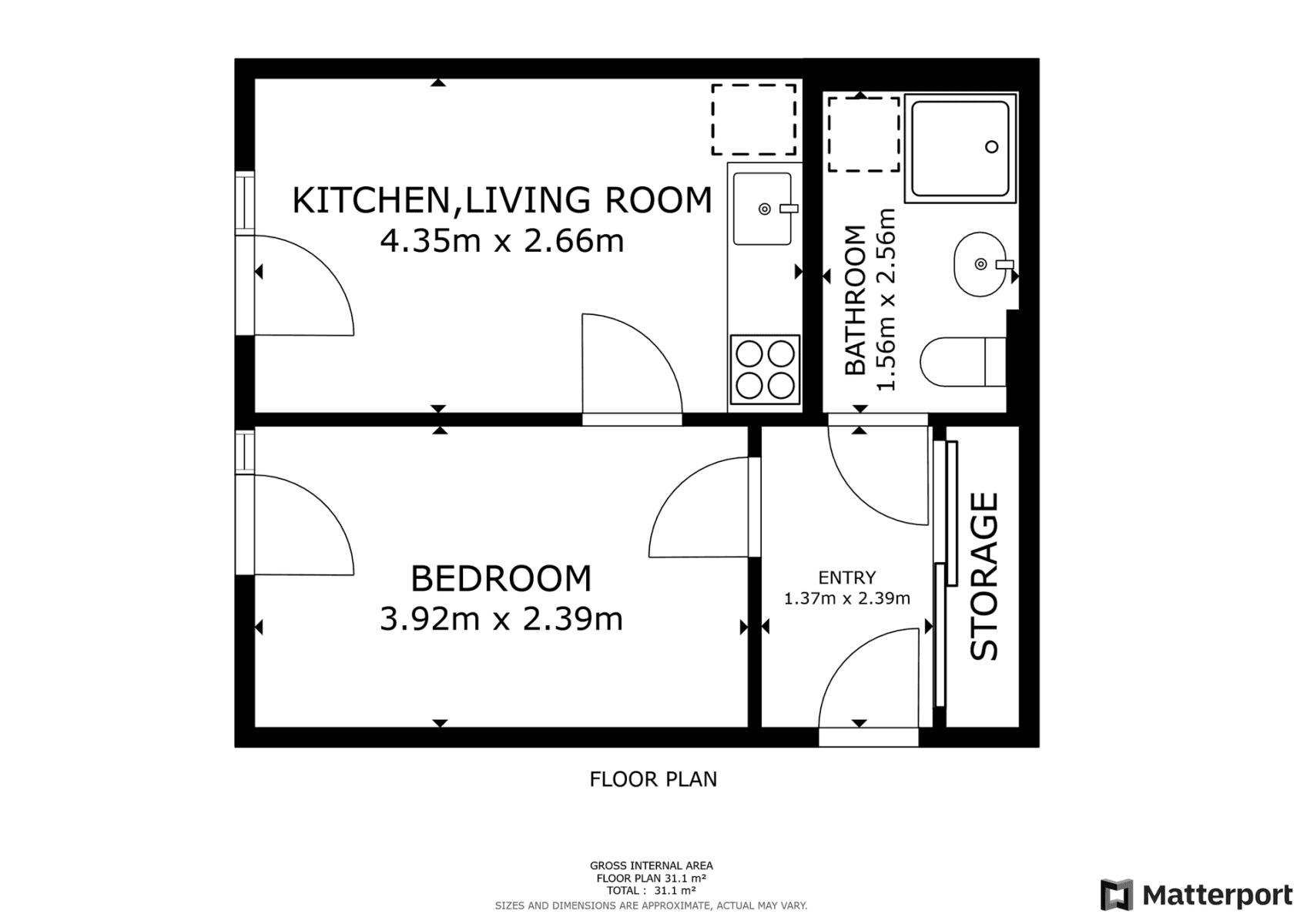 1 bedroom with open-plan kitchen flat to rent, 34 m², Nepomuckých, Prague, Prague 1 bedroom with open-plan kitchen flat to rent, 34 m², Nepomuckých, Prague, Prague