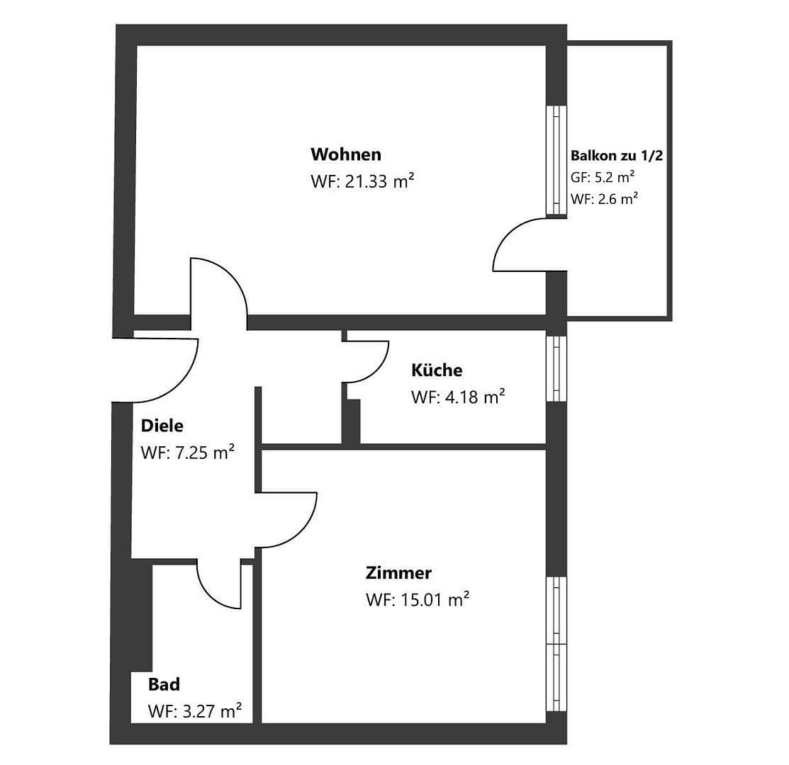 2 bedroom flat for sale, 54 m², München, Bavaria 2 bedroom flat for sale, 54 m², München, Bavaria