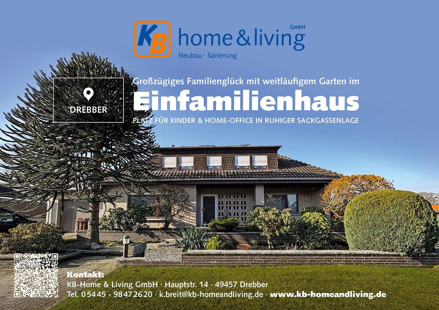 house for sale, 140 m², Wajemanns Feld 11, Drebber, Lower Saxony house for sale, 140 m², Wajemanns Feld 11, Drebber, Lower Saxony
