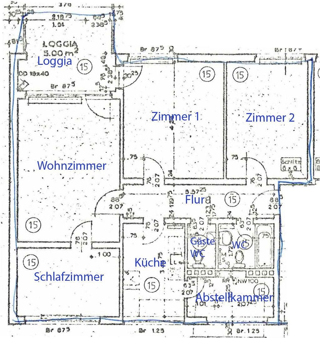 4 bedroom flat to rent, 88 m², Tegeler Plate 15, Bremen, Bremen 4 bedroom flat to rent, 88 m², Tegeler Plate 15, Bremen, Bremen