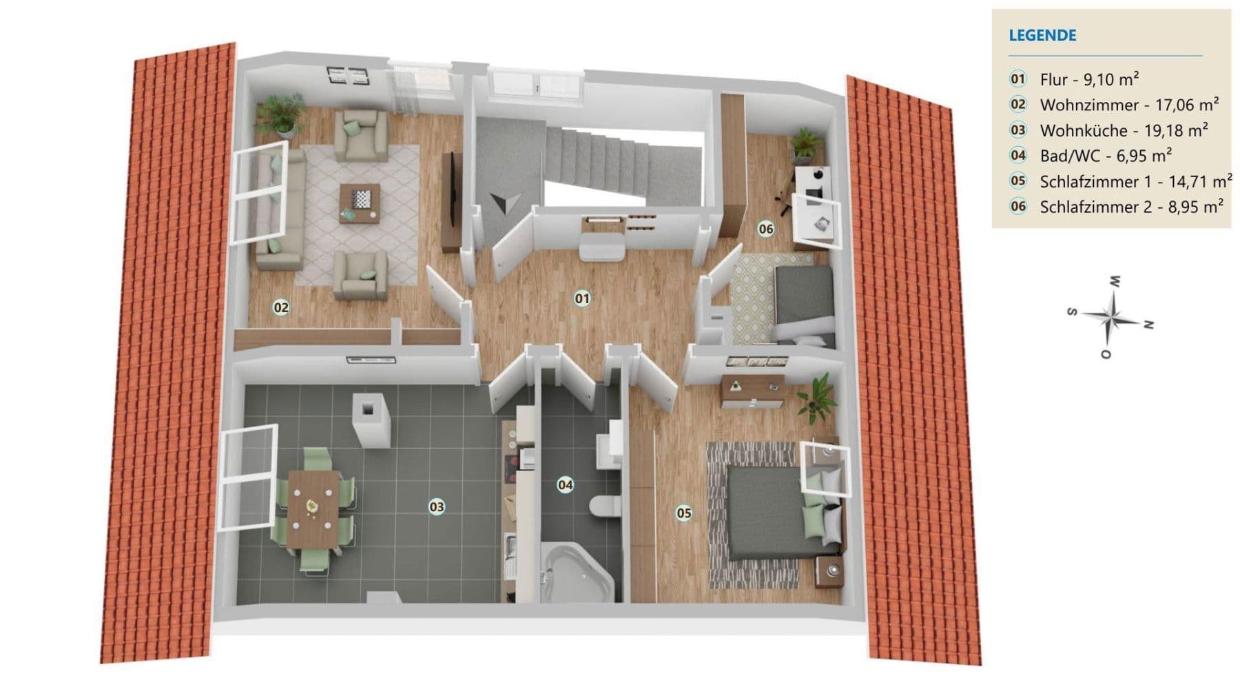 5 bedroom flat to rent, 78 m², Detzem, Rhineland-Palatinate 5 bedroom flat to rent, 78 m², Detzem, Rhineland-Palatinate