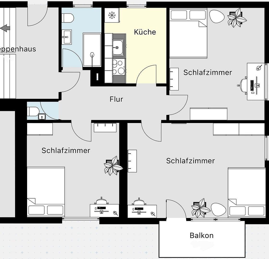 4 bedroom flat to rent, 15 m², Erlangen, Bavaria 4 bedroom flat to rent, 15 m², Erlangen, Bavaria