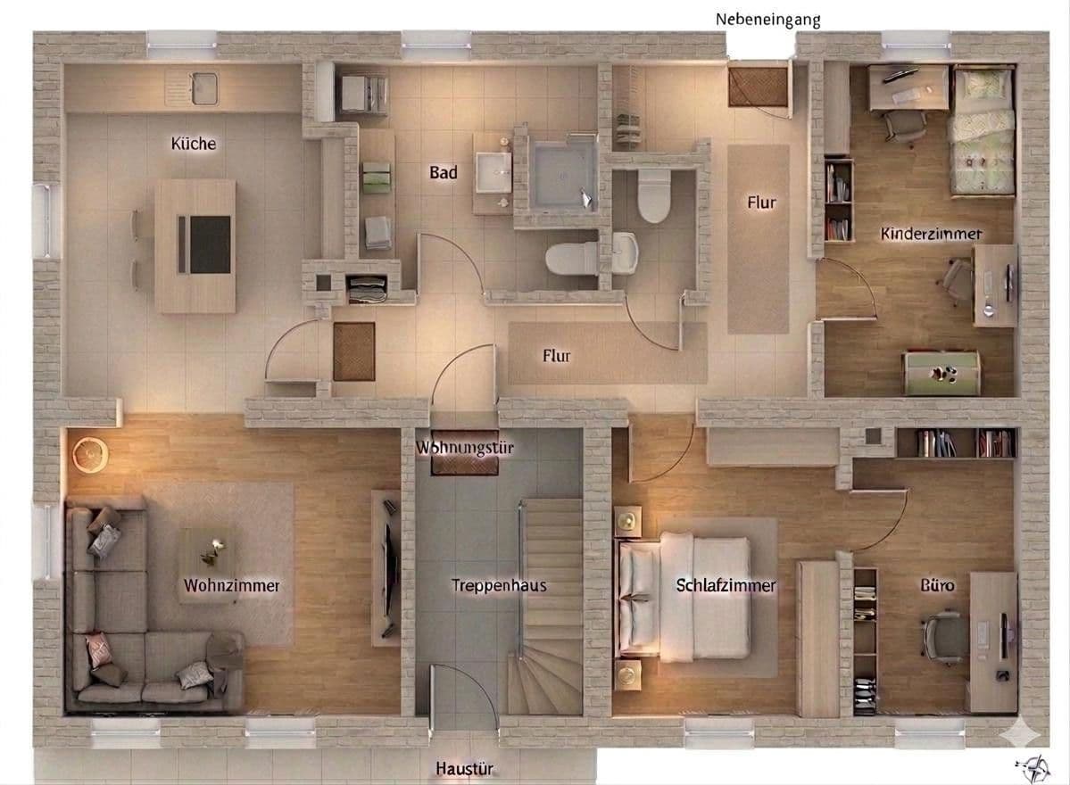 4 bedroom flat to rent, 92 m², Ammerndorf, Bavaria 4 bedroom flat to rent, 92 m², Ammerndorf, Bavaria