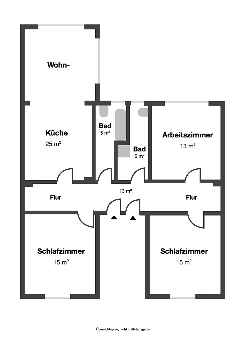 2 bedroom with open-plan kitchen flat to rent, 91 m², Gronaustraße 99, Wuppertal, North Rhine-Westphalia 2 bedroom with open-plan kitchen flat to rent, 91 m², Gronaustraße 99, Wuppertal, North Rhine-Westphalia