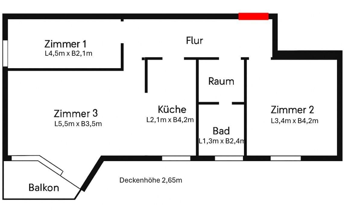 3 bedroom flat for sale, 72 m², Egisheimer Weg 10, Berlin, Berlin 3 bedroom flat for sale, 72 m², Egisheimer Weg 10, Berlin, Berlin
