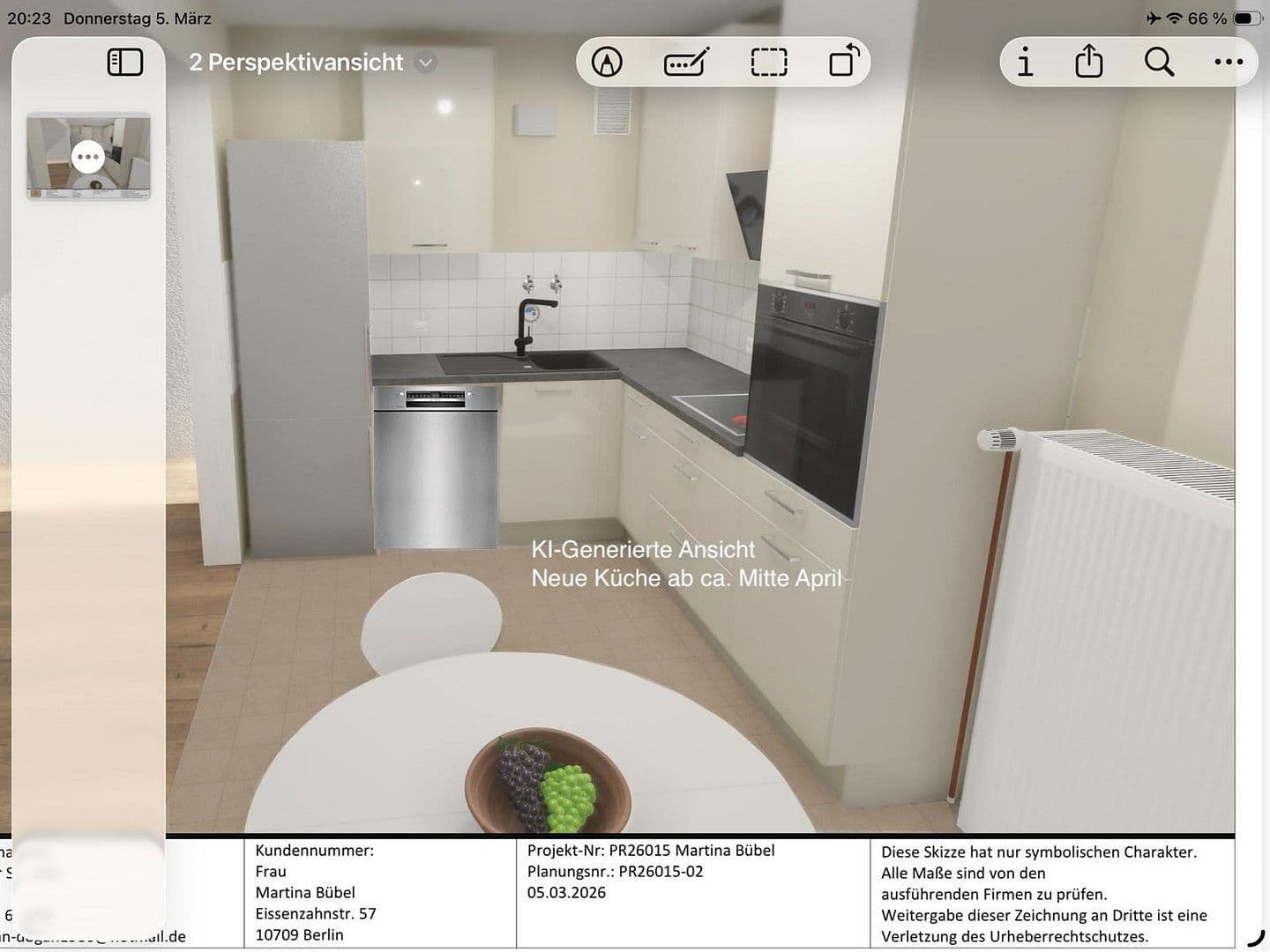 Studio flat to rent, 46 m², Berlin, Berlin Studio flat to rent, 46 m², Berlin, Berlin