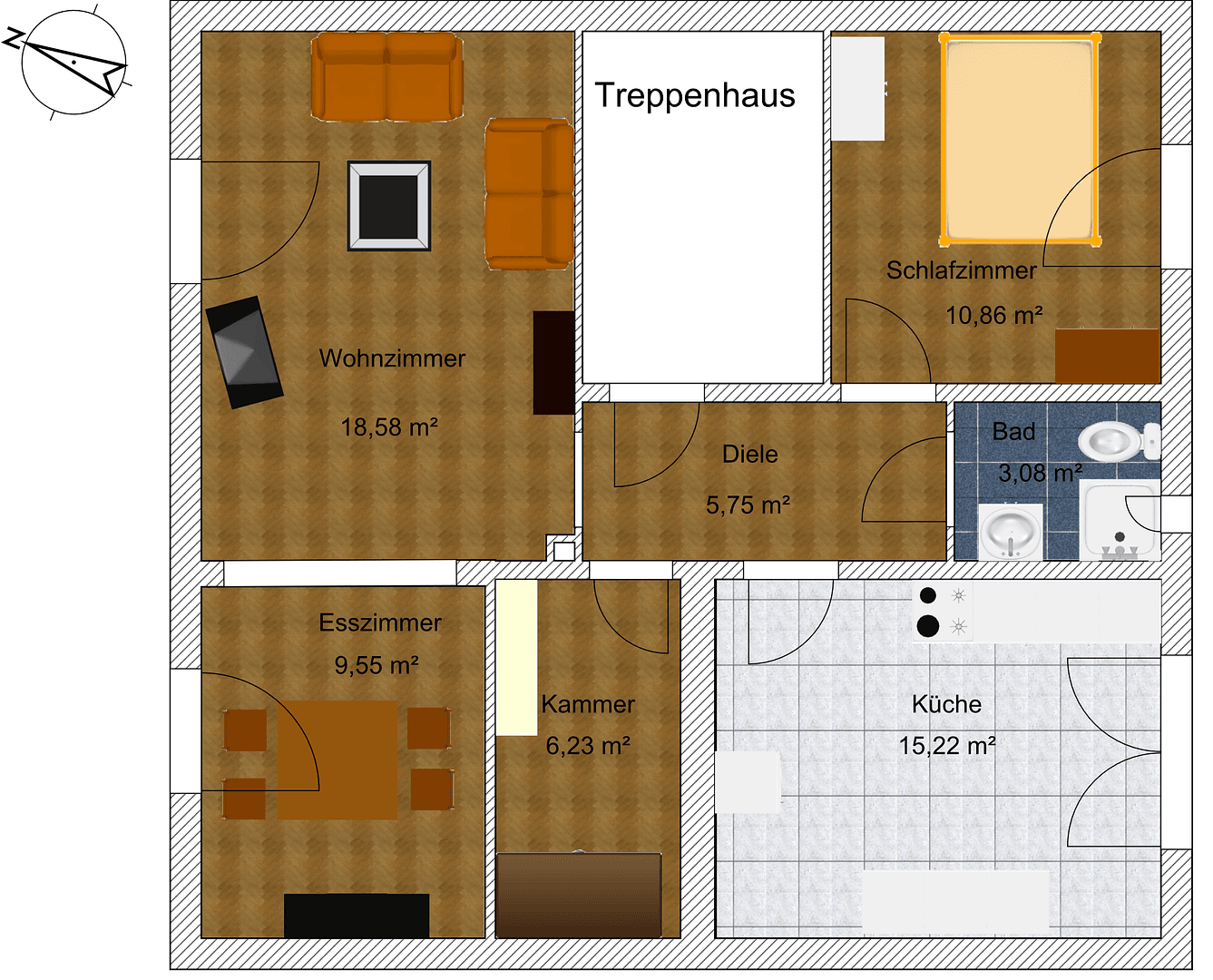 1 bedroom with open-plan kitchen flat to rent, 71 m², Duisburg, North Rhine-Westphalia 1 bedroom with open-plan kitchen flat to rent, 71 m², Duisburg, North Rhine-Westphalia