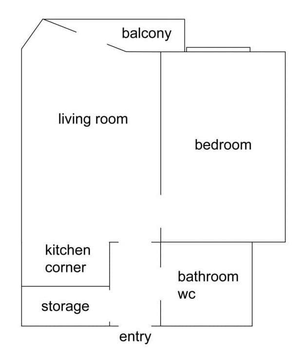 1 bedroom with open-plan kitchen flat to rent, 48 m², Zlonická, Prague, Prague 1 bedroom with open-plan kitchen flat to rent, 48 m², Zlonická, Prague, Prague
