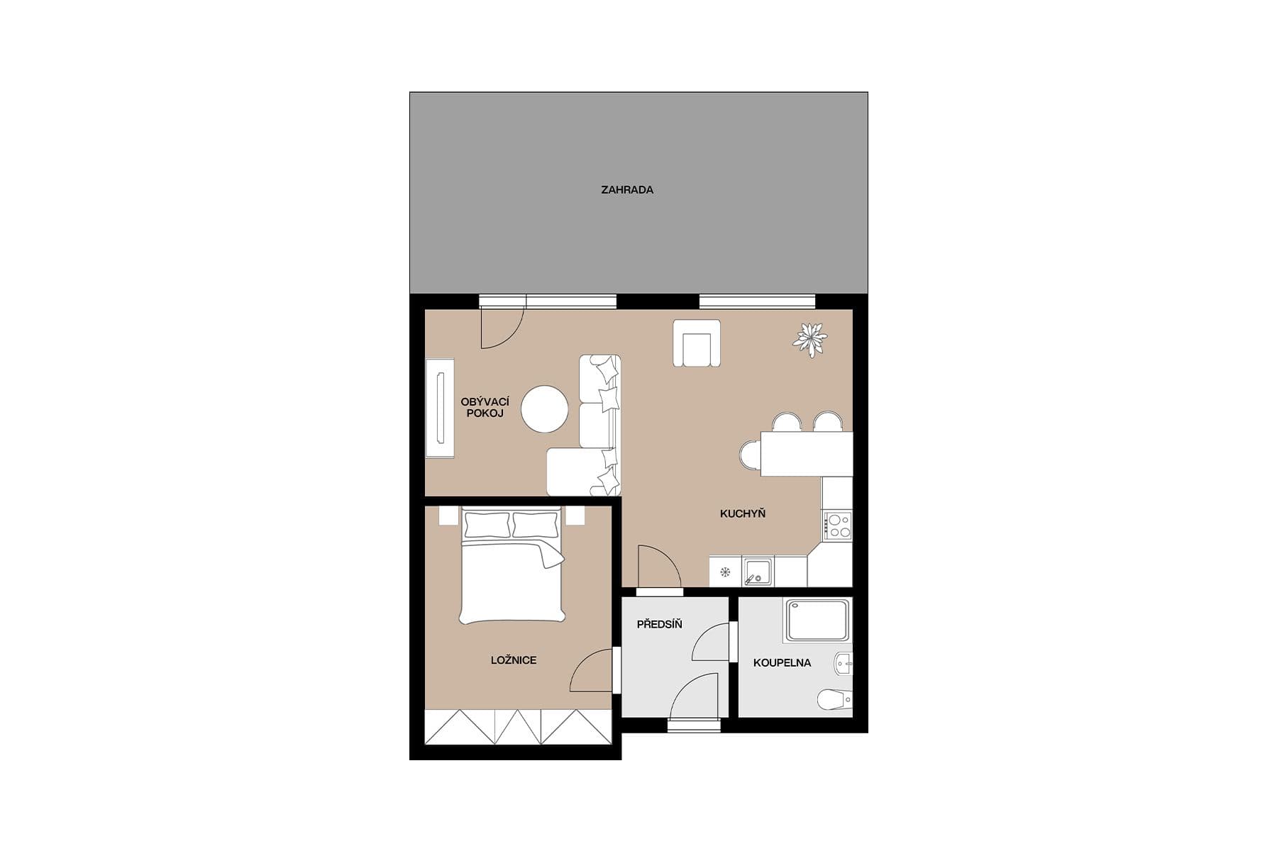 1 bedroom with open-plan kitchen flat for sale, 82 m², Ecksteinova, Chýně, Středočeský Region 1 bedroom with open-plan kitchen flat for sale, 82 m², Ecksteinova, Chýně, Středočeský Region