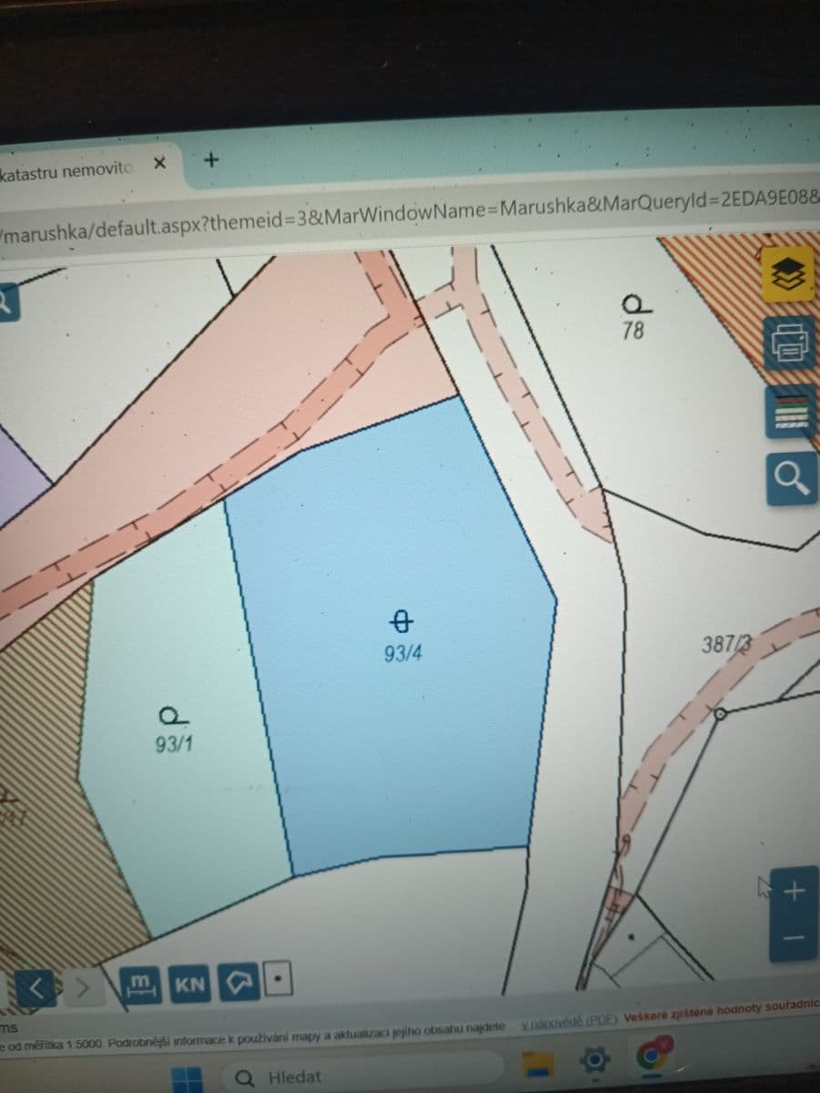 plot for sale, 1,030 m², Choteč, Středočeský Region plot for sale, 1,030 m², Choteč, Středočeský Region