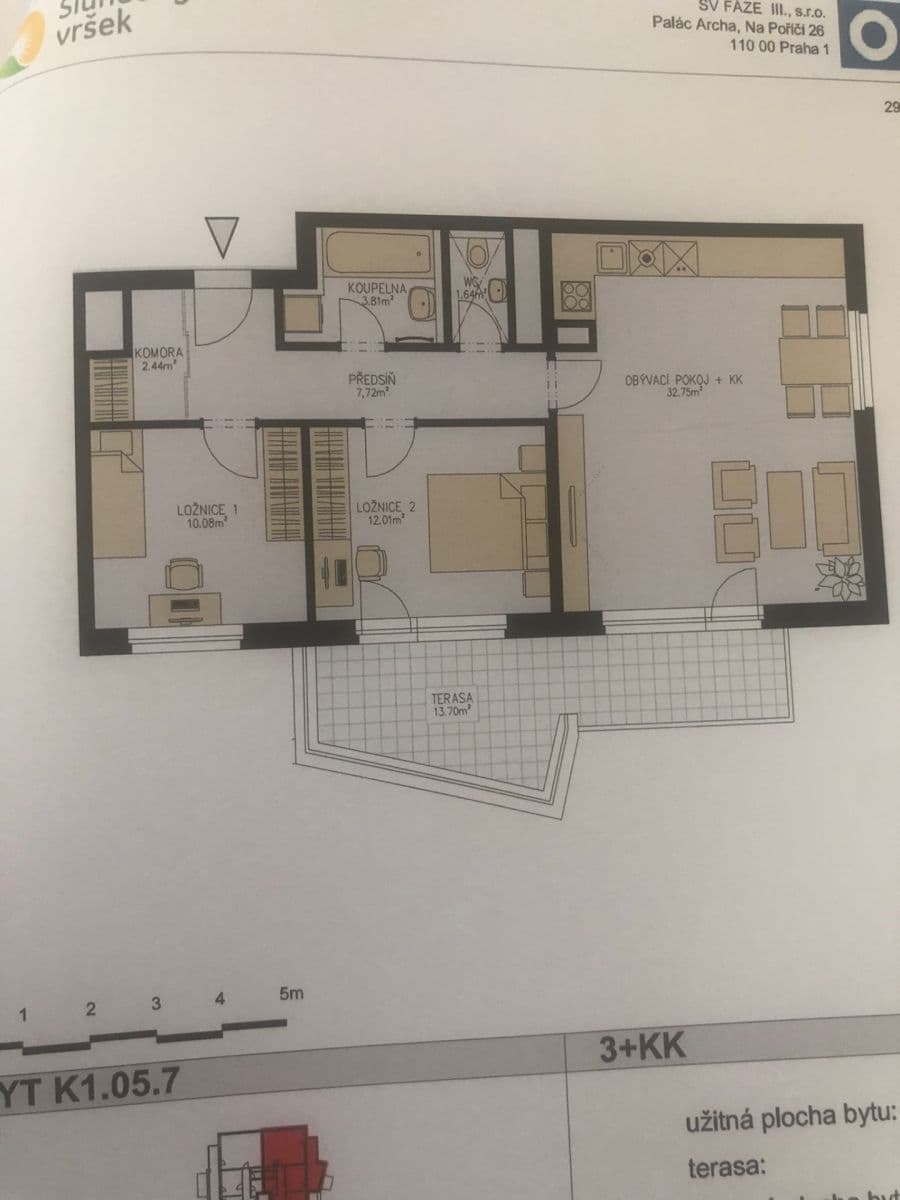 2 bedroom with open-plan kitchen flat for sale, 70 m², Rižská, Prague, Prague 2 bedroom with open-plan kitchen flat for sale, 70 m², Rižská, Prague, Prague