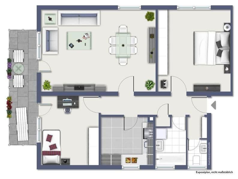 3 bedroom flat to rent, 86 m², Schillerstraße 1, Dietzenbach, Hesse 3 bedroom flat to rent, 86 m², Schillerstraße 1, Dietzenbach, Hesse