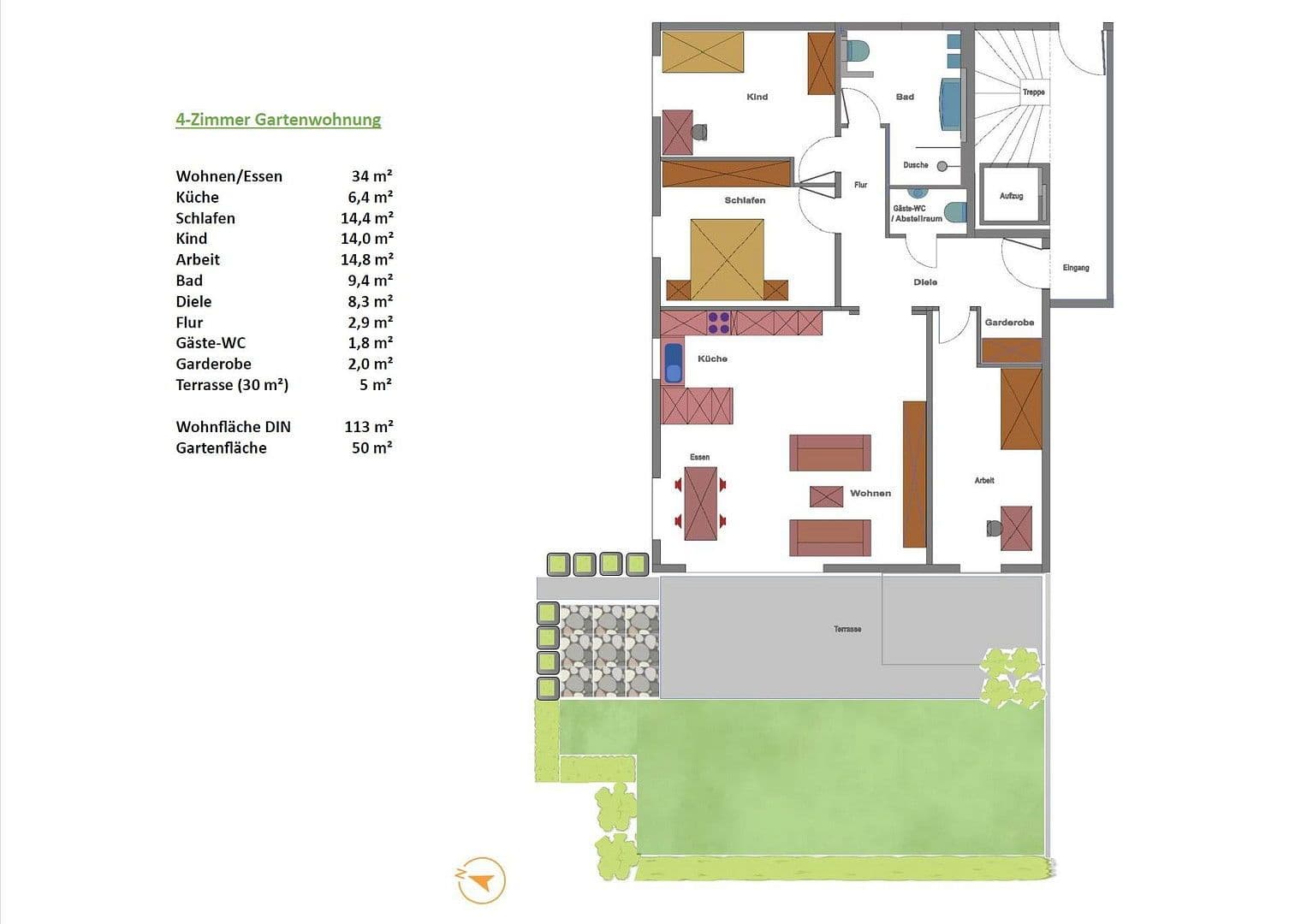 4 bedroom flat for sale, 113 m², Altdorf, Baden-Württemberg 4 bedroom flat for sale, 113 m², Altdorf, Baden-Württemberg