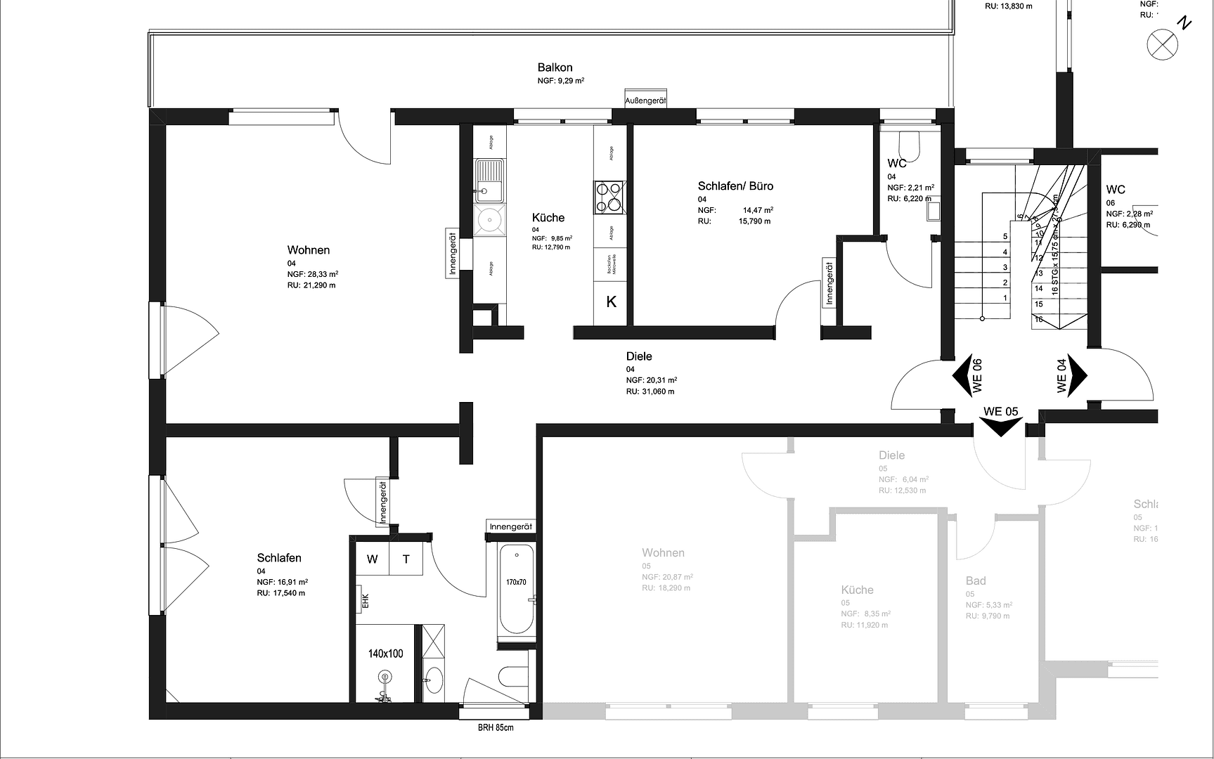 3 bedroom flat to rent, 102 m², Andernach, Rhineland-Palatinate 3 bedroom flat to rent, 102 m², Andernach, Rhineland-Palatinate