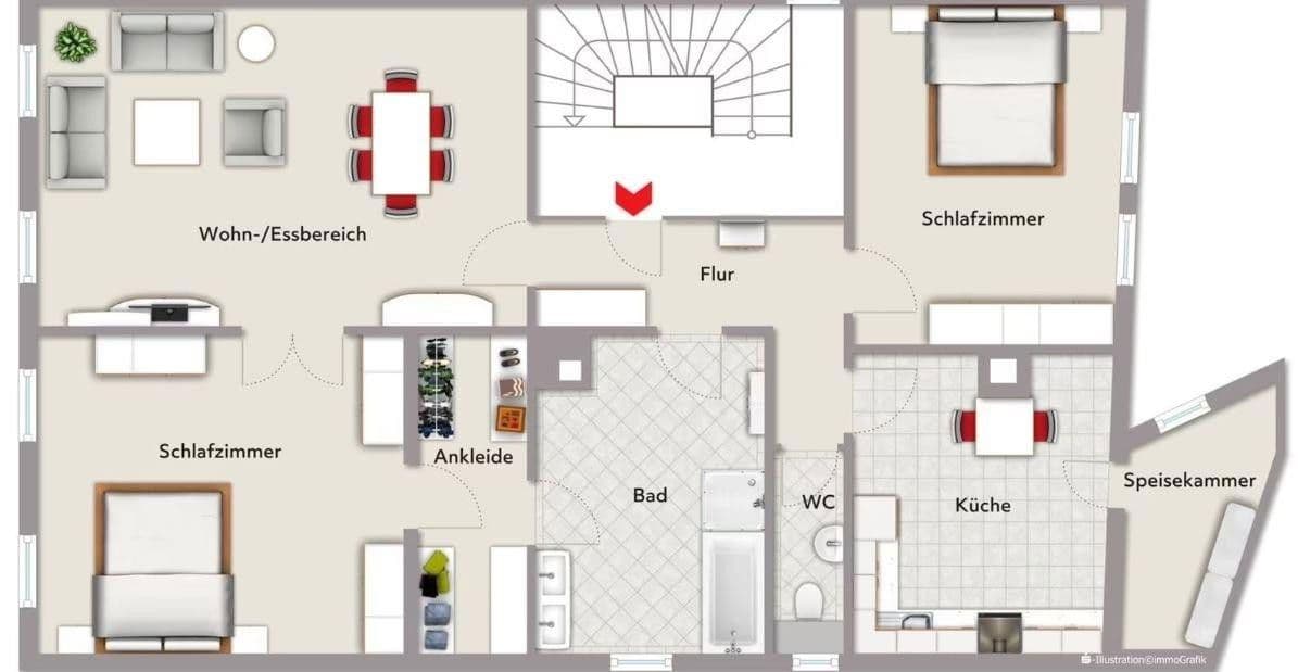 2 bedroom with open-plan kitchen flat to rent, 122 m², Butzbach, Hesse 2 bedroom with open-plan kitchen flat to rent, 122 m², Butzbach, Hesse