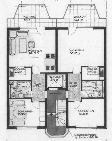 2 bedroom flat to rent, 59 m², Bremerhaven, Bremen 2 bedroom flat to rent, 59 m², Bremerhaven, Bremen