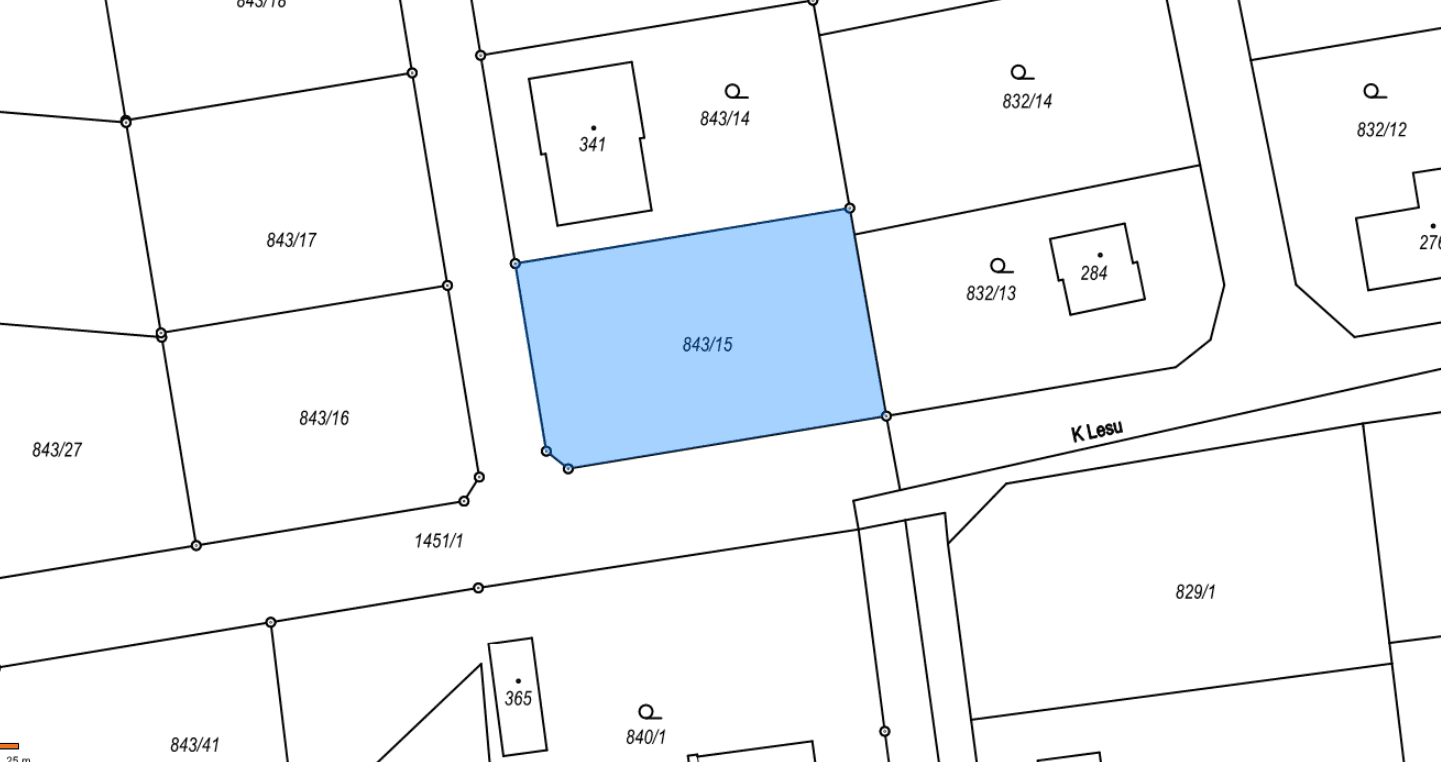 plot for sale, 925 m², Sány, Středočeský Region plot for sale, 925 m², Sány, Středočeský Region