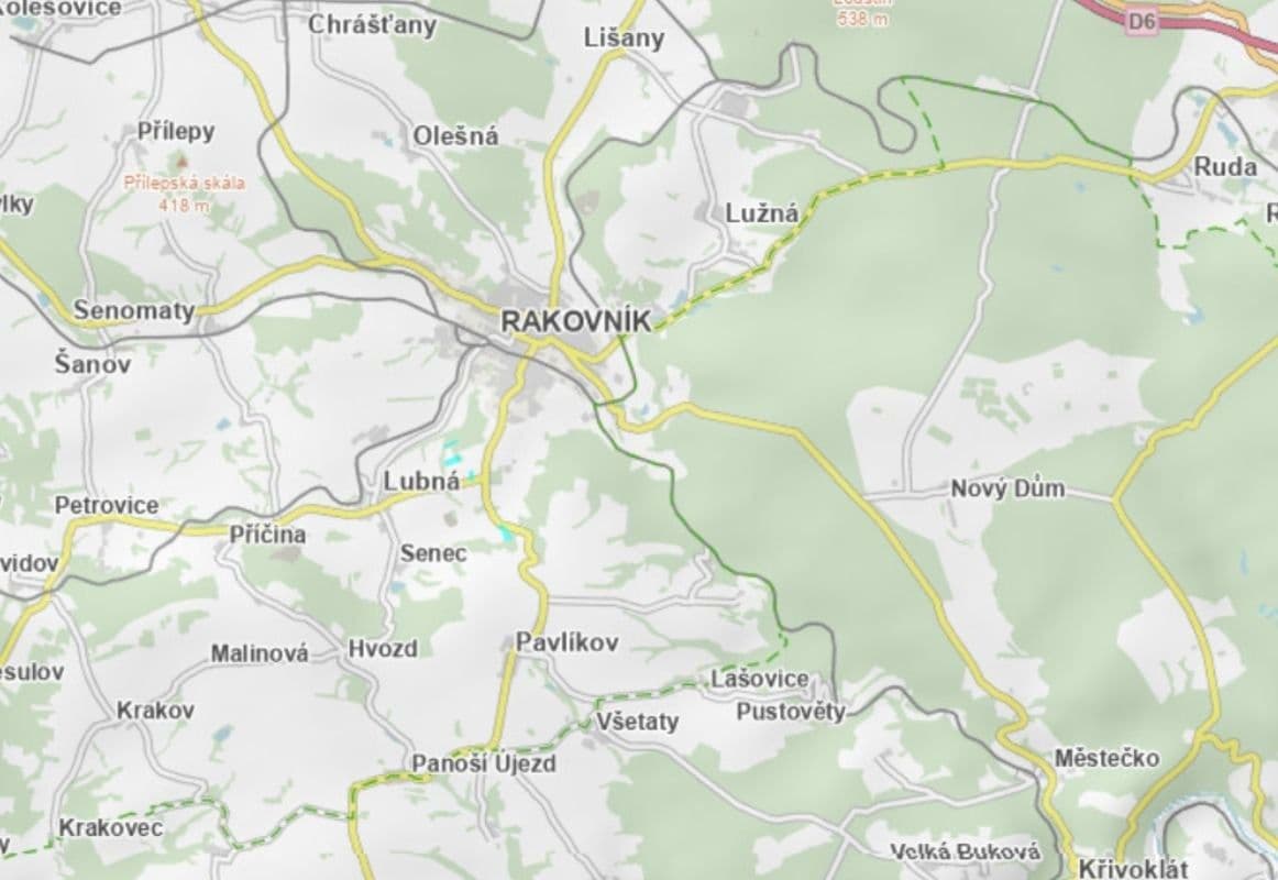 plot for sale, 45,062 m², Lubná, Středočeský Region plot for sale, 45,062 m², Lubná, Středočeský Region