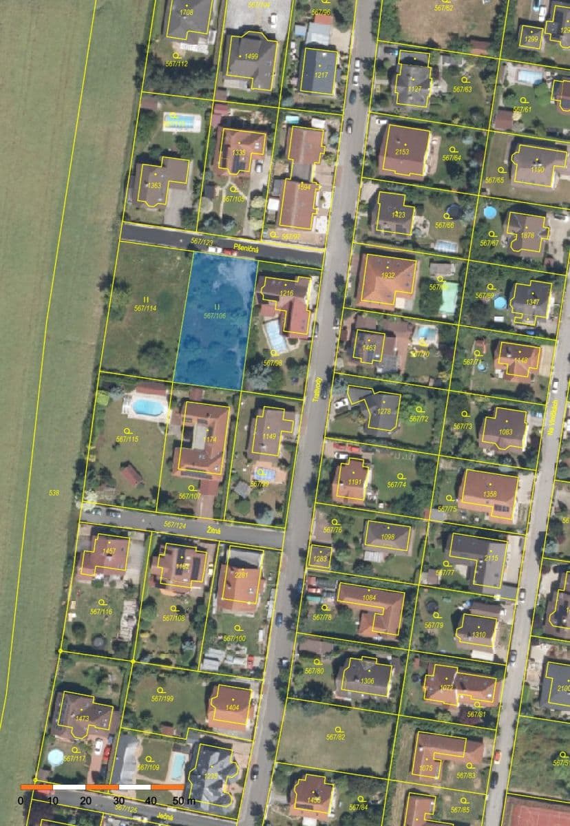 plot for sale, 820 m², Pšeničná, Šestajovice, Středočeský Region plot for sale, 820 m², Pšeničná, Šestajovice, Středočeský Region
