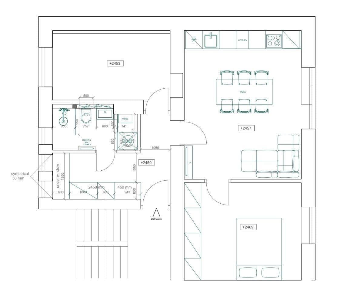 2 bedroom with open-plan kitchen flat for sale, 63 m², Na Stárce, Prague, Prague 2 bedroom with open-plan kitchen flat for sale, 63 m², Na Stárce, Prague, Prague