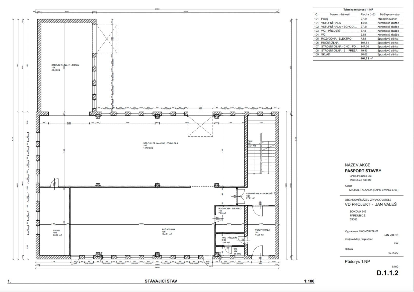 non-residential property for sale, 800 m², Jiřího Potůčka, Pardubice, Pardubický Region non-residential property for sale, 800 m², Jiřího Potůčka, Pardubice, Pardubický Region
