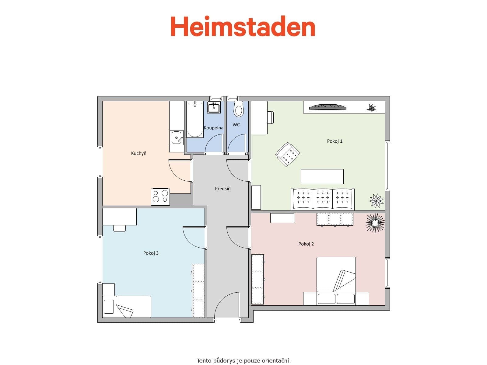 3 bedroom flat to rent, 70 m², Hornická, Orlová, Moravskoslezský Region 3 bedroom flat to rent, 70 m², Hornická, Orlová, Moravskoslezský Region