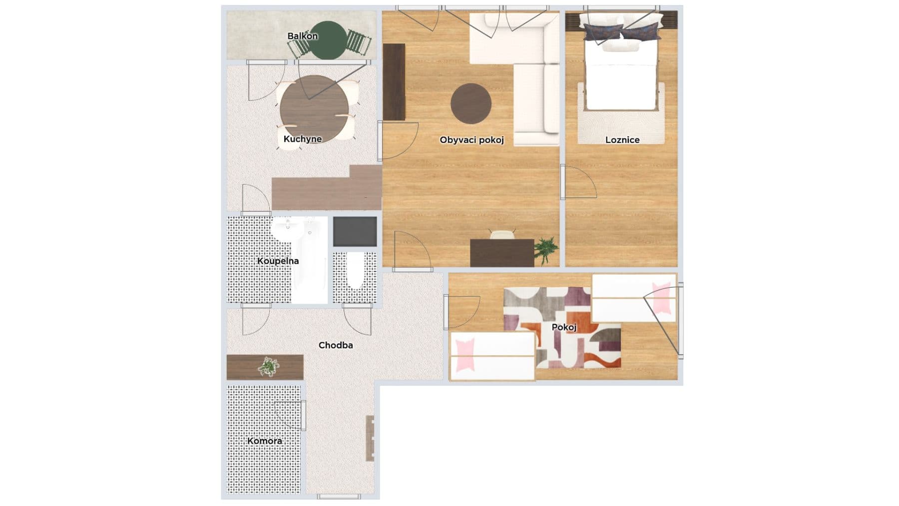 3 bedroom flat for sale, 64 m², Křenická, Prague, Prague 3 bedroom flat for sale, 64 m², Křenická, Prague, Prague