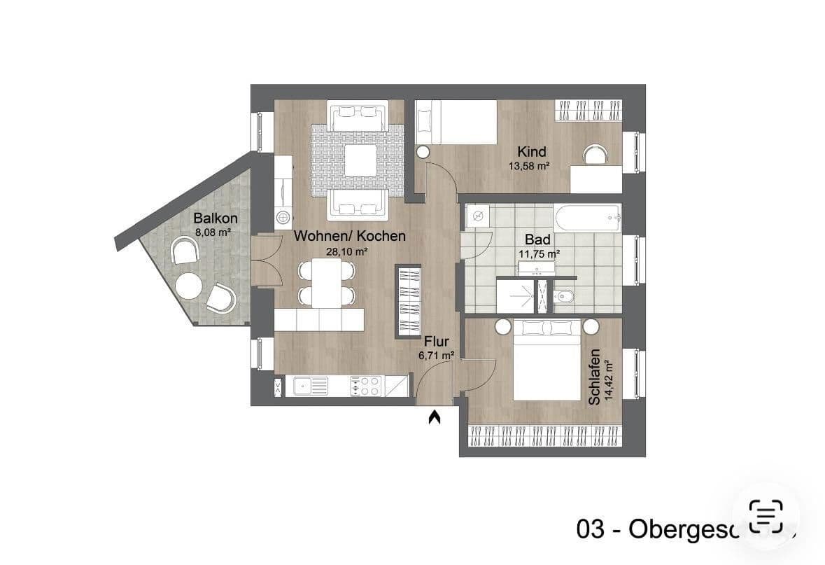3 bedroom flat to rent, 79 m², Mauerbergstrasse 83, Neuweier, Baden-Württemberg 3 bedroom flat to rent, 79 m², Mauerbergstrasse 83, Neuweier, Baden-Württemberg