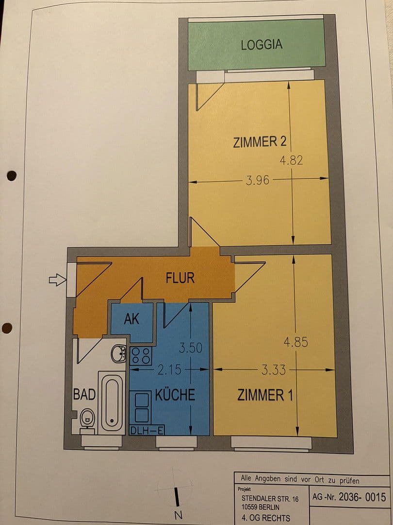 2 bedroom flat for sale, 57 m², Stendale Str. 16, Berlin, Berlin 2 bedroom flat for sale, 57 m², Stendale Str. 16, Berlin, Berlin