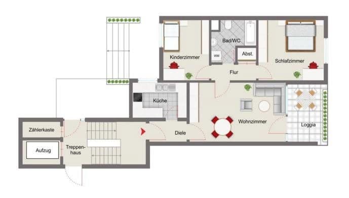 3 bedroom flat to rent, 76 m², Schmiedestraße 13, Herford, North Rhine-Westphalia 3 bedroom flat to rent, 76 m², Schmiedestraße 13, Herford, North Rhine-Westphalia