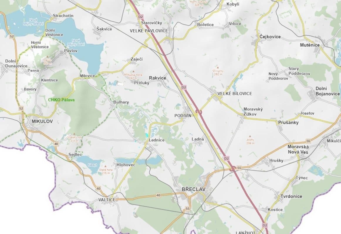 plot for sale, 53,227 m², Lednice, Jihomoravský Region plot for sale, 53,227 m², Lednice, Jihomoravský Region