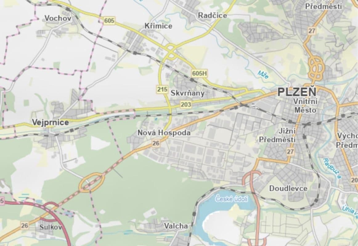 plot for sale, 1,809 m², Plzeň, Plzeňský Region plot for sale, 1,809 m², Plzeň, Plzeňský Region