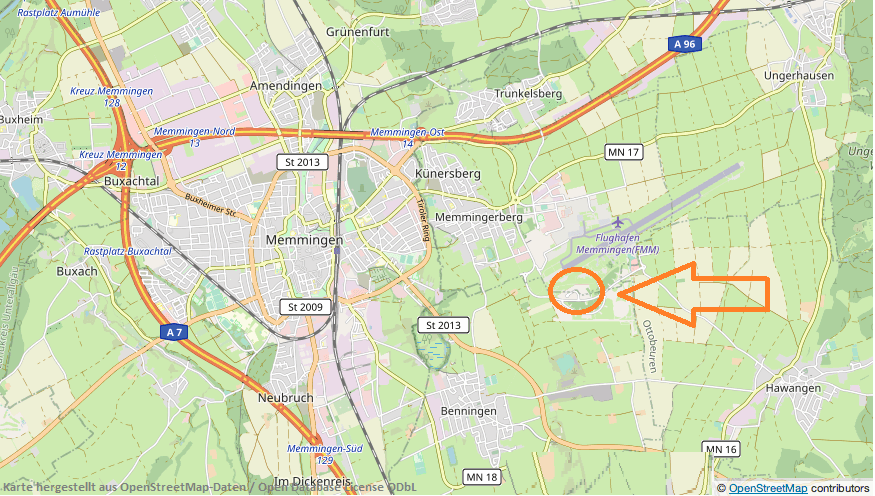 plot for sale, 4,500 m², Junkerstraße, Benningen, Bavaria plot for sale, 4,500 m², Junkerstraße, Benningen, Bavaria