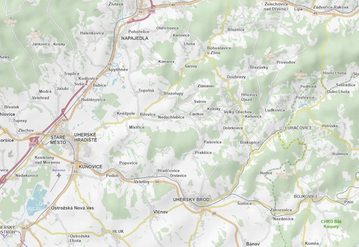 plot for sale, 1,787 m², Částkov, Zlínský Region plot for sale, 1,787 m², Částkov, Zlínský Region