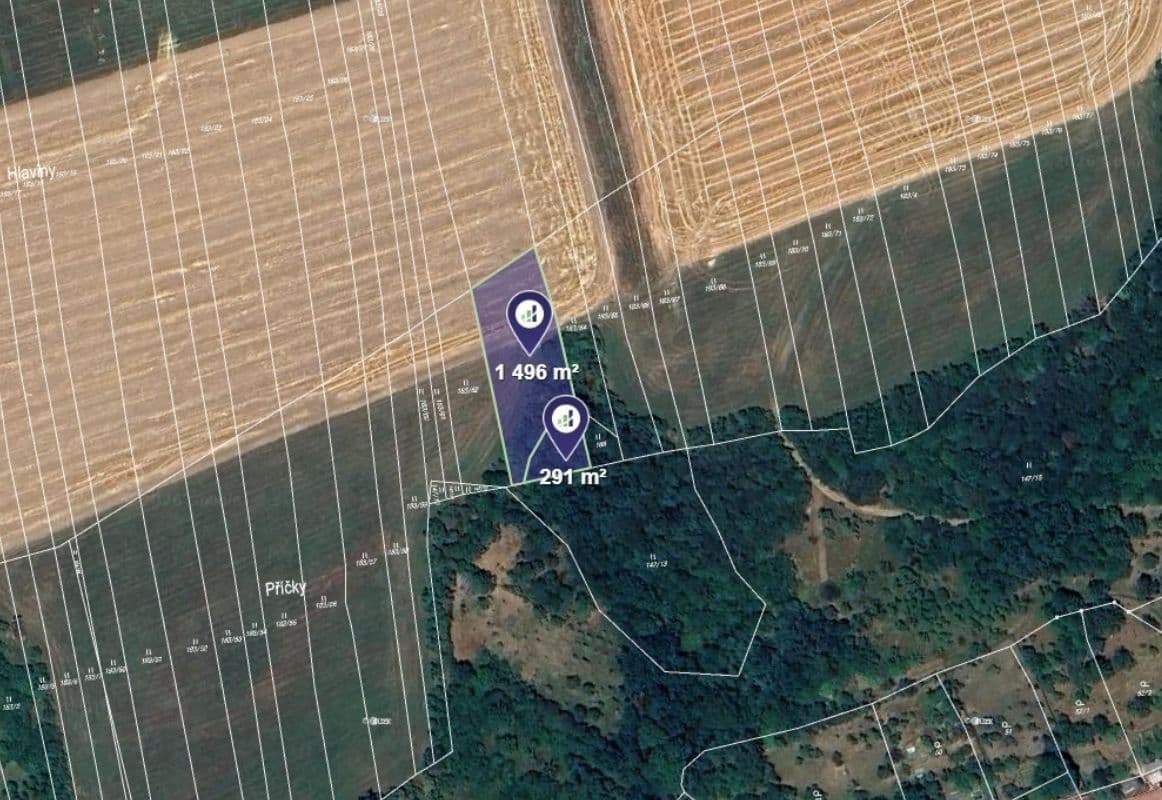 plot for sale, 1,787 m², Částkov, Zlínský Region plot for sale, 1,787 m², Částkov, Zlínský Region