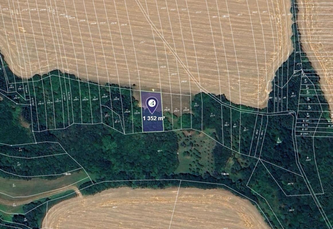 plot for sale, 1,352 m², Částkov, Zlínský Region plot for sale, 1,352 m², Částkov, Zlínský Region