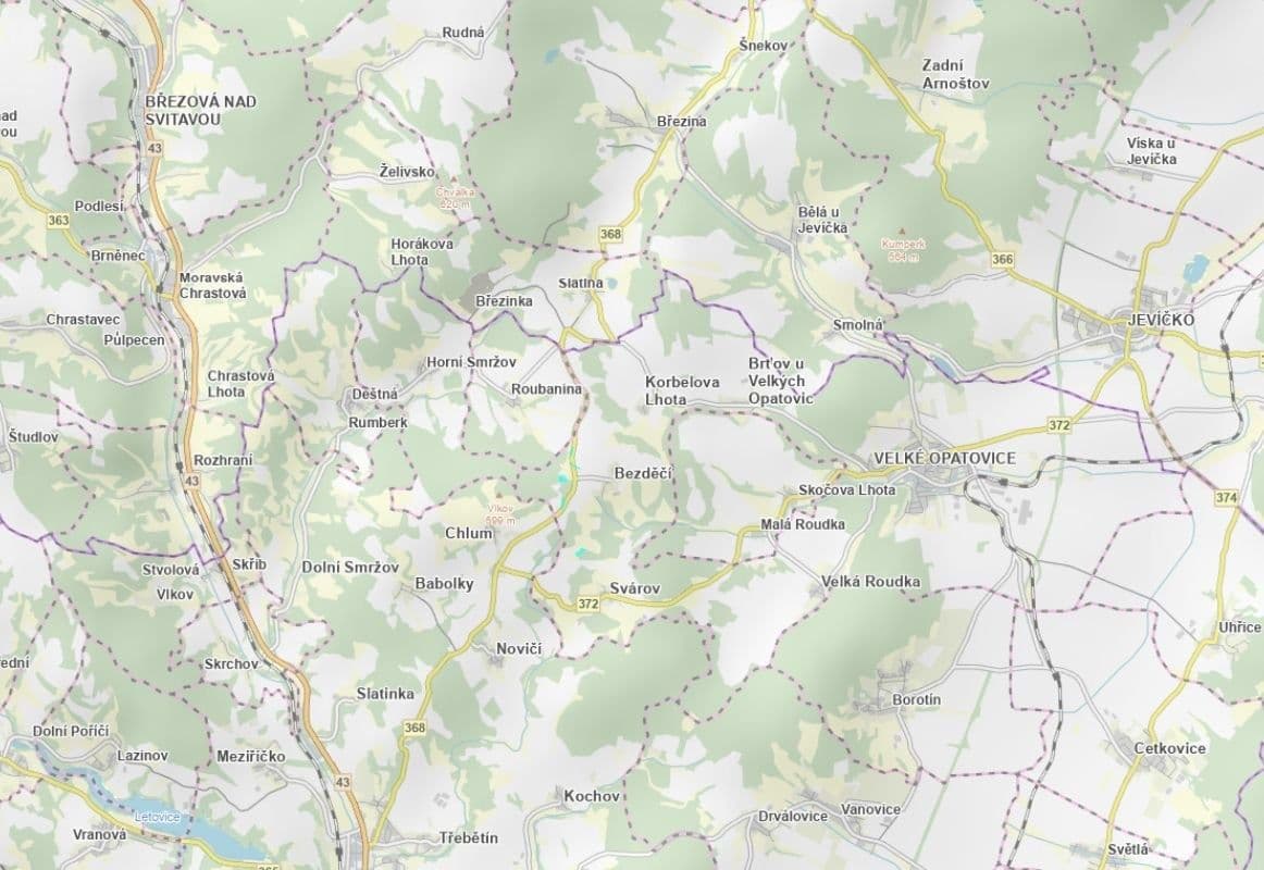 plot for sale, 17,403 m², Velké Opatovice, Jihomoravský Region plot for sale, 17,403 m², Velké Opatovice, Jihomoravský Region