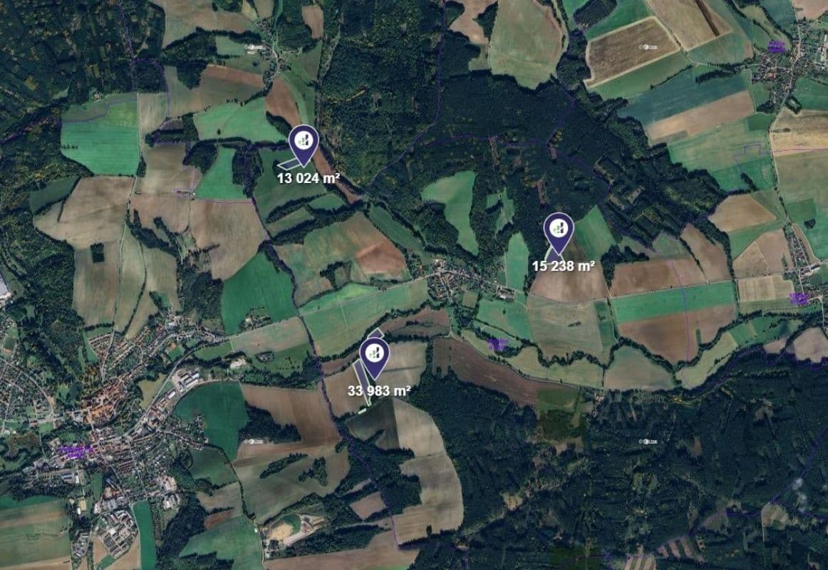 plot for sale, 62,245 m², Horšovský Týn, Plzeňský Region plot for sale, 62,245 m², Horšovský Týn, Plzeňský Region