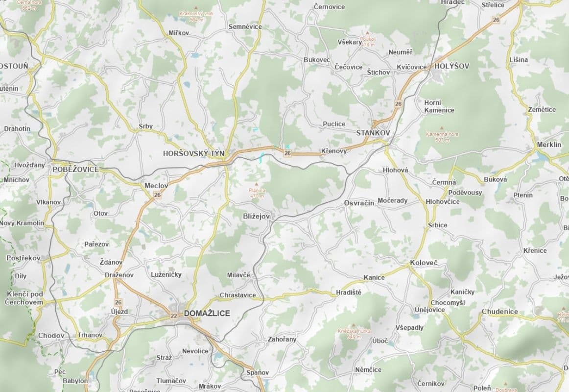 plot for sale, 62,245 m², Horšovský Týn, Plzeňský Region plot for sale, 62,245 m², Horšovský Týn, Plzeňský Region