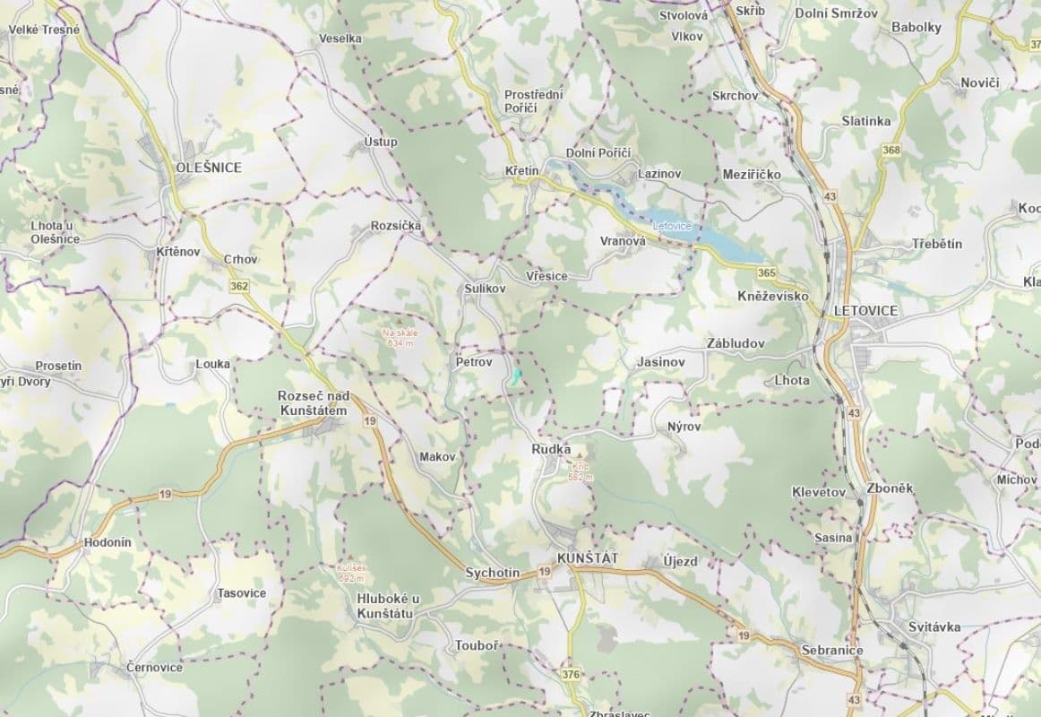 plot for sale, 1,070 m², Petrov, Jihomoravský Region plot for sale, 1,070 m², Petrov, Jihomoravský Region